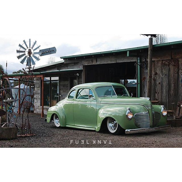 Arny's '41 Plymouth. See more at @fueltank.cc. #fueltankapp #plymouth #customcar #hamb Arny's '41 Plymouth. See more at @fueltank.cc. #fueltankapp #plymouth #customcar #hamb